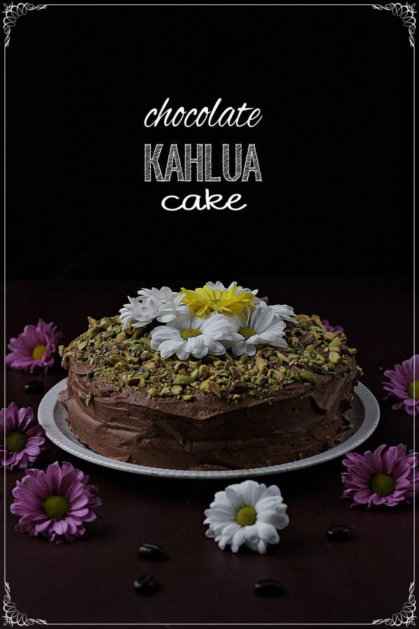Chocolate Kahlua cake