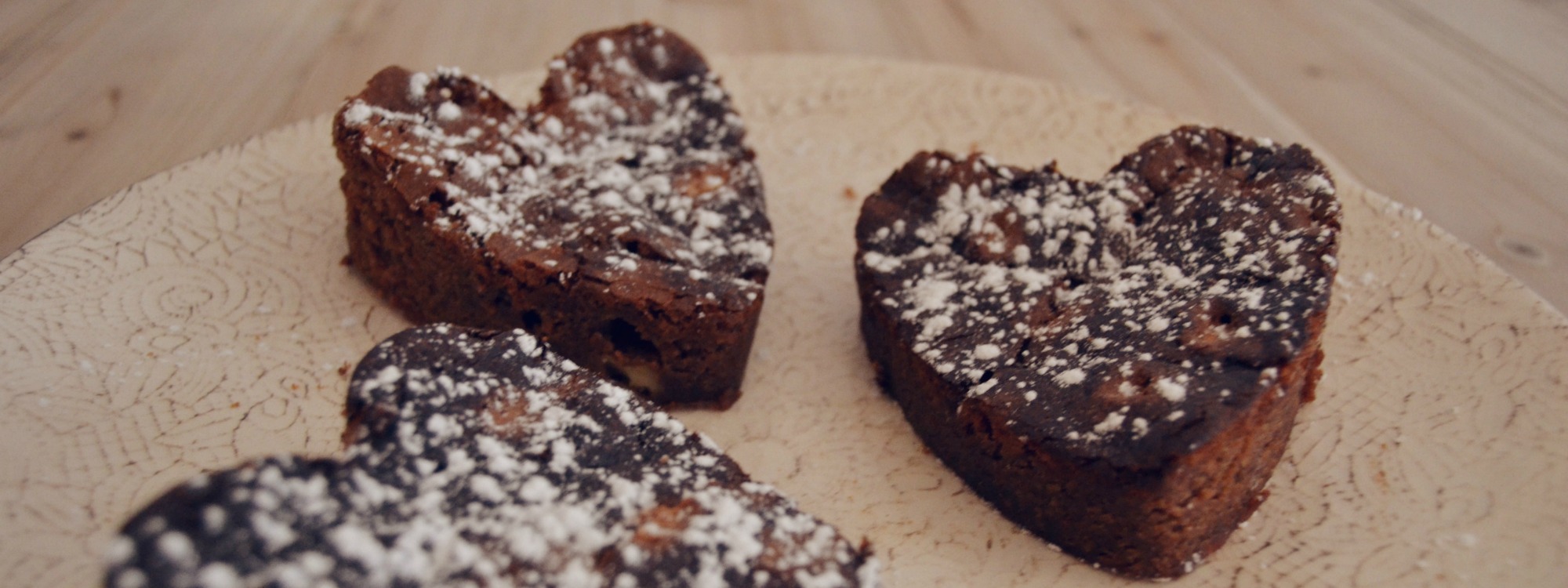 Corazones de brownie [receta de San Valentín]