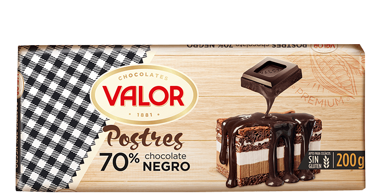 Chocolate Negro 70% Postres