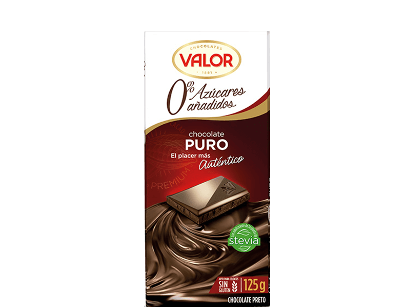 Pure Chocolate 0% sugar added