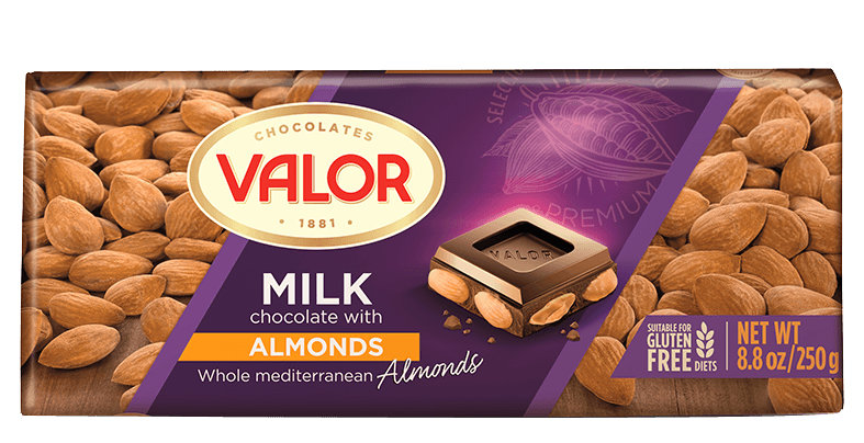 Milk Chocolate with Almonds 250g