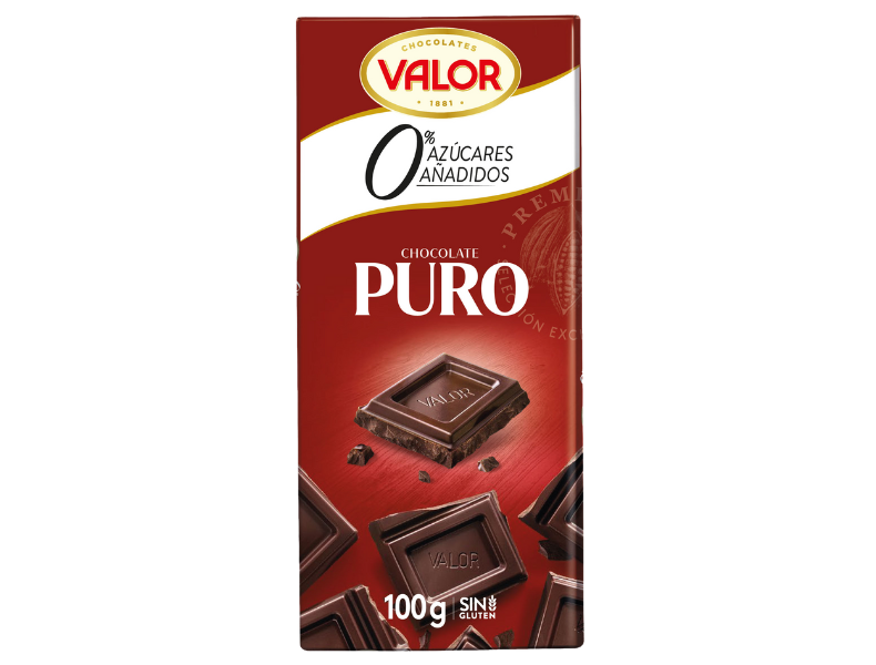 Pure Chocolate 0% sugar added