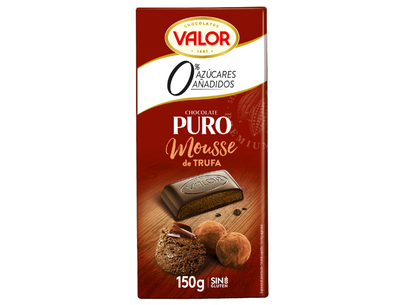 Chocolate Valor de Leche sin Azúcar 100 Gr