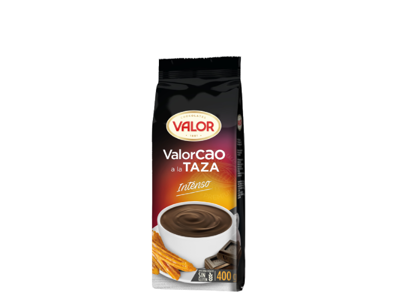 Comprar Chocolate en Polvo VALOR a la taza Sin Gluten 500gr