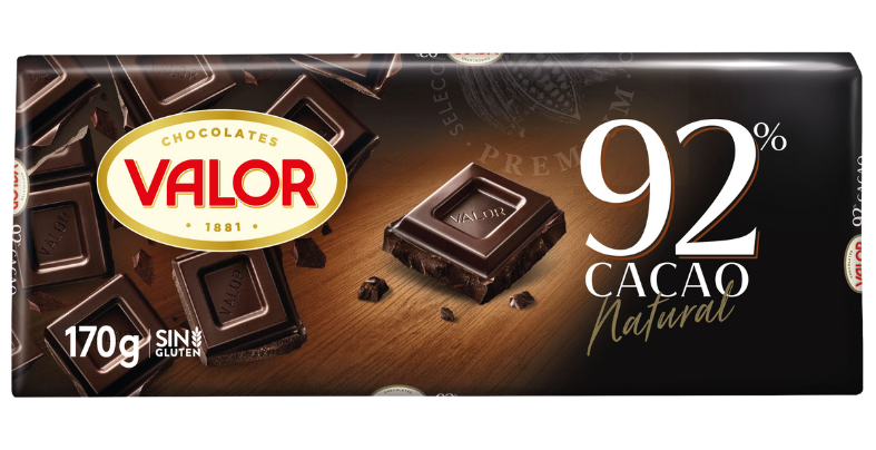 Dark chocolate 92% cocoa