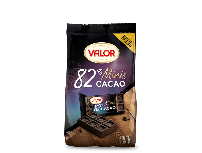 Minitabletas Chocolate Negro 82%
