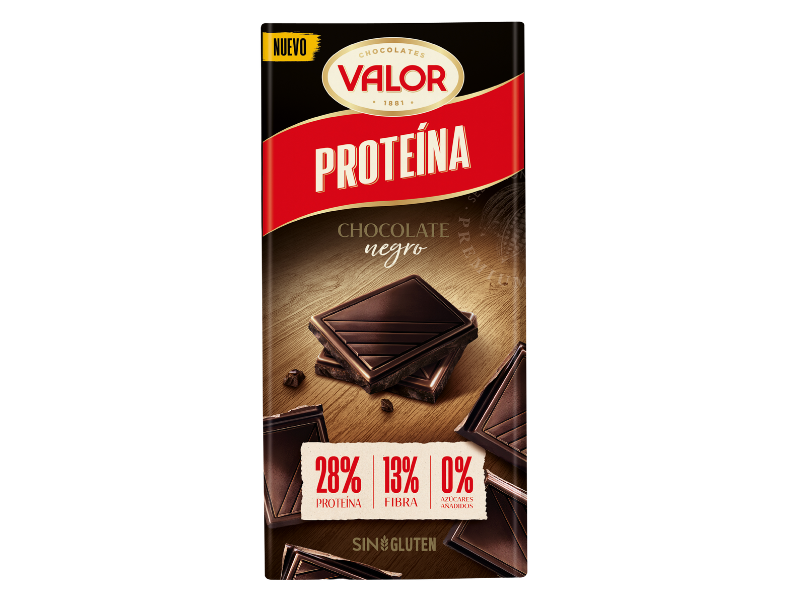 Dark chocolate with protein. 0% added sugars